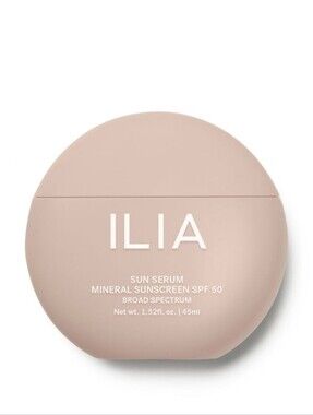 ILIA Sun Serum Mineral Sunscreen SPF 50 Broad Spectrum Hydration Medium-Deep